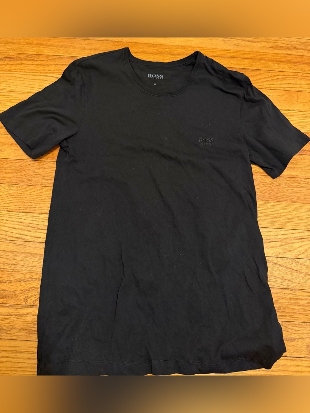 Hugo Boss Men’s Black Crewneck T-Shirt Size Medium